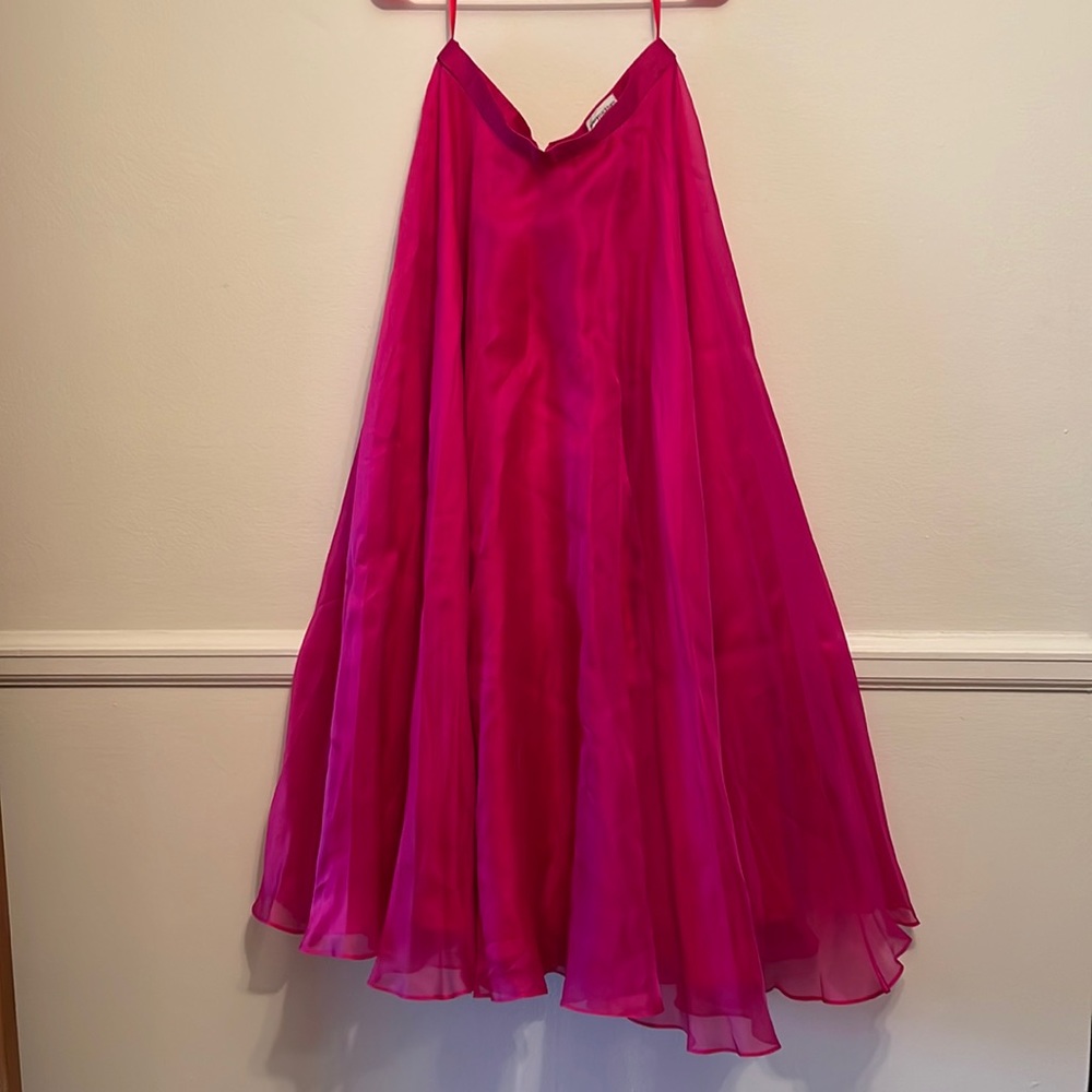 Jenny Packham Pink silk skirt